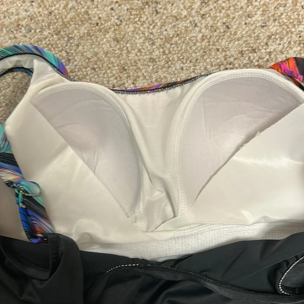 Trimshaper Multi Color One piece Swim Suit (20W)